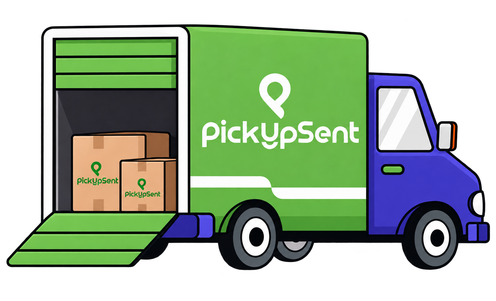 PickUpSent delivery truck